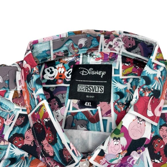 RSVLTS Shirt Limited EDITION Disney 100 Drawn To Life Button Say Cheese Mens 4XL - Picture 4 of 11